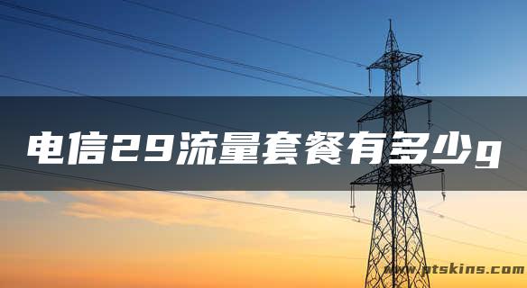 电信29流量套餐有多少g